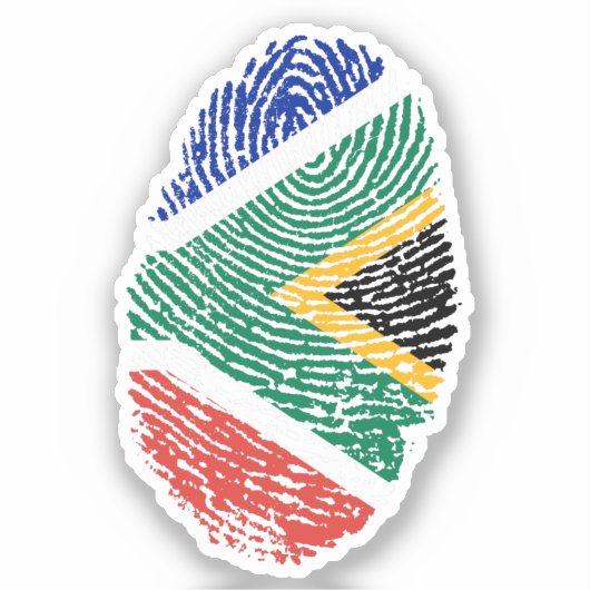 Südafrika Aufkleber (Vorderseite)