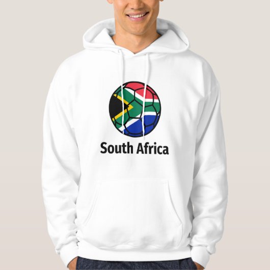 Südafrika Ball Design Hoodie (Vorderseite)