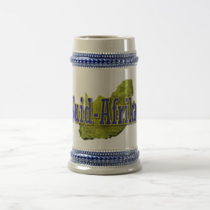 Südafrika Bierglas