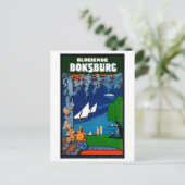 Südafrika Boksburg Vintage Travel Poster Postkarte (Stehend Vorderseite)