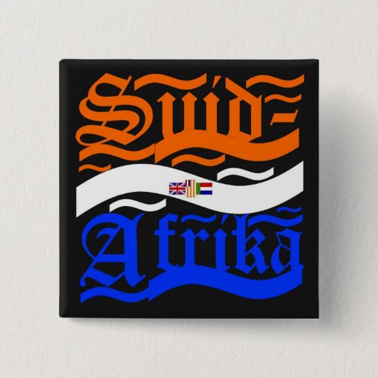 Südafrika Button (Vorderseite)