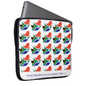 SÜDAFRIKA Christliche Bibel Selbesegnete Nation La Laptopschutzhülle (Vorne Rechts)