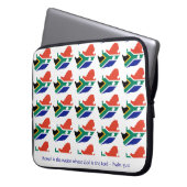 SÜDAFRIKA Christliche Bibel Selbesegnete Nation La Laptopschutzhülle (Vorderseite Links)