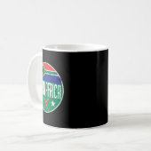 Südafrika Cricket Flag Jersey Match Turnier Kaffeetasse (Vorderseite Links)
