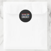 Südafrika Cricket Flag Jersey Match Turnier Runder Aufkleber (Tasche)