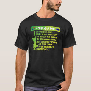 Südafrika Cricket Protea 438 Game Nostalgia Bra T-Shirt