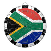 Südafrika Dartboard & African Flag / Spielbrett Dartscheibe (vorne)