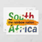 Südafrika - die Rainbow-Nation Postkarte (Vorne/Hinten)