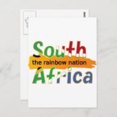 Südafrika: die Regenbogennation Postkarte (Vorne/Hinten)
