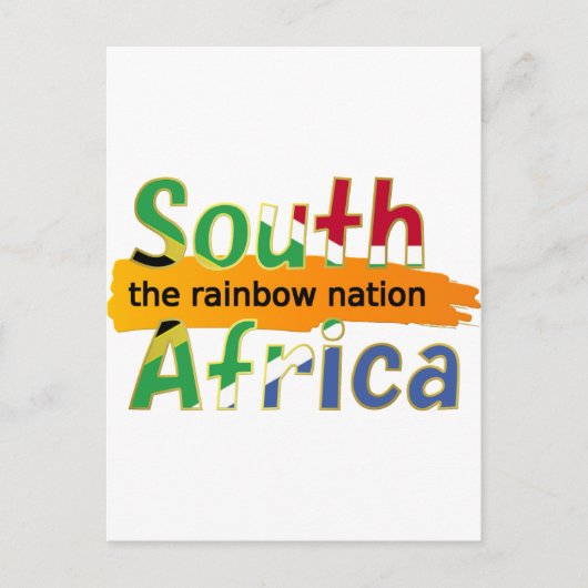 Südafrika: die Regenbogennation Postkarte (Vorderseite)