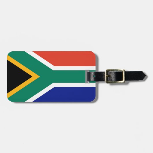 Südafrika Easy ID Persönliche Flagge Gepäckanhänger (Vorderseite horizontal)