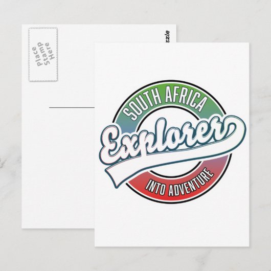 Südafrika Explorer ins Abenteuer Postkarte (Vorne/Hinten)