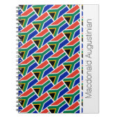 SÜDAFRIKA-Flag - angepasstes Notebook-Journal Notizblock (Vorderseite)