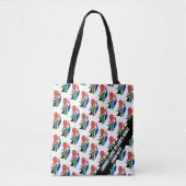 SÜDAFRIKA FLAG Christliche Schrift CUSTOM Tasche (Vorderseite)
