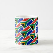 SÜDAFRIKA FLAG Custom Scripture BLESSEED African Kaffeetasse (Mittel)