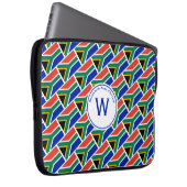 SÜDAFRIKA FLAG Individuelle Schrift Stilvoll Laptopschutzhülle (Vorne Rechts)