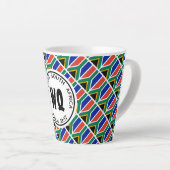 SÜDAFRIKA FLAG Patriotic Customizable Milchtasse (Rechte Ecke)