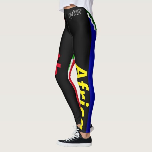 SÜDAFRIKA FLAG PIXEL-DESIGN-LEGGINGS LEGGINGS (Links)