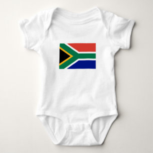 Südafrika-Flagge Baby Strampler