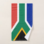 Südafrika-Flagge Badhandtuch Set (Handtuch)