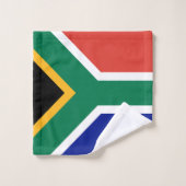 Südafrika-Flagge Badhandtuch Set (Waschlappen)