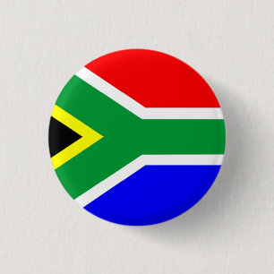 Südafrika-Flagge Button