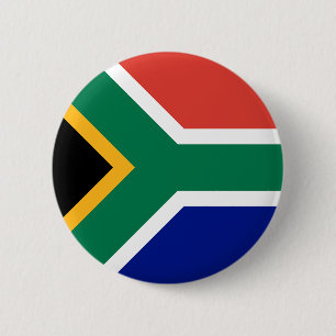 Südafrika-Flagge Button