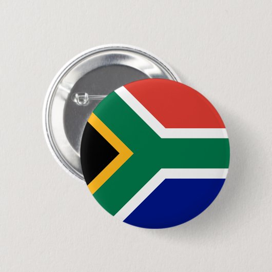 Südafrika-Flagge Button (Vorne & Hinten)
