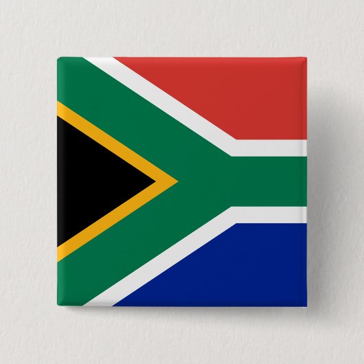 Südafrika-Flagge Button (Vorderseite)