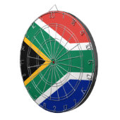 Südafrika-Flagge Dartscheibe (Vorderseite rechts)