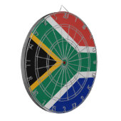 Südafrika-Flagge Dartscheibe (Vorderseite Links)