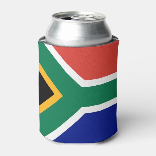 Südafrika-Flagge Dosenkühler (Kanne Vorderseite)