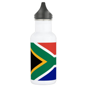 Südafrika-Flagge Edelstahlflasche