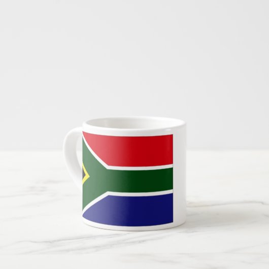 Südafrika-Flagge Espressotasse (Vorderseite Links)