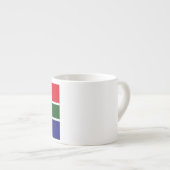 Südafrika-Flagge Espressotasse (Vorderseite Rechts)