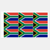 Südafrika-Flagge Etiketten (Blatt)