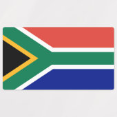 Südafrika-Flagge Etiketten (Design 1)