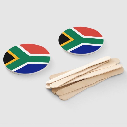 Südafrika-Flagge Fächer (Non-assembled)