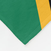 Südafrika-Flagge Fleecedecke (Ecke)
