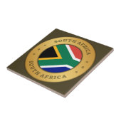 Südafrika-Flagge Fliese (Seite)