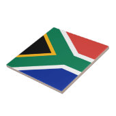 Südafrika-Flagge Fliese (Seite)