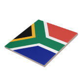Südafrika-Flagge Fliese (Seite)
