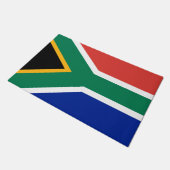 Südafrika-Flagge Fußmatte (Schrägansicht)