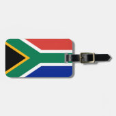 Südafrika-Flagge Gepäckanhänger (Vorderseite horizontal)