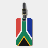 Südafrika-Flagge Gepäckanhänger (Vorderseite vertikal)