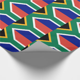 Südafrika-Flagge Geschenkpapier