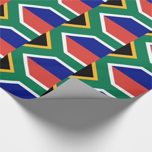 Südafrika-Flagge Geschenkpapier (Ecke)
