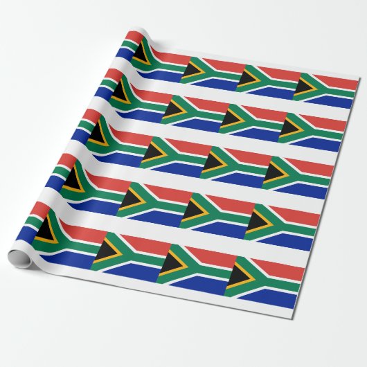Südafrika-Flagge Geschenkpapier (Ungerollt)