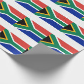 Südafrika-Flagge Geschenkpapier (Ecke)