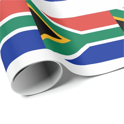 Südafrika-Flagge Geschenkpapier (Rolleneckpunkt)